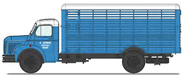 REE Modeles CB-113 - Berliet GLC 6 Cattle Truck LEVAUX